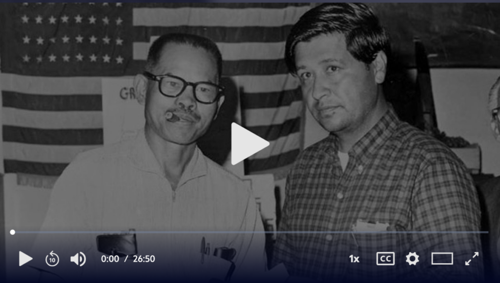 The story of farm labor organizer Larry Itliong and a group of Filipino farm workers who instigated one of the American farm labor movement’s finest hours – The Delano Grape Strike of 1965 that brought about the creation of the United Farm Workers Union (UFW).