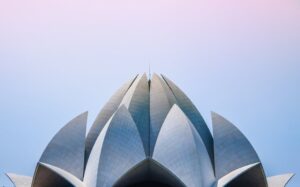 Roof of Bahá’í House Of Worship.