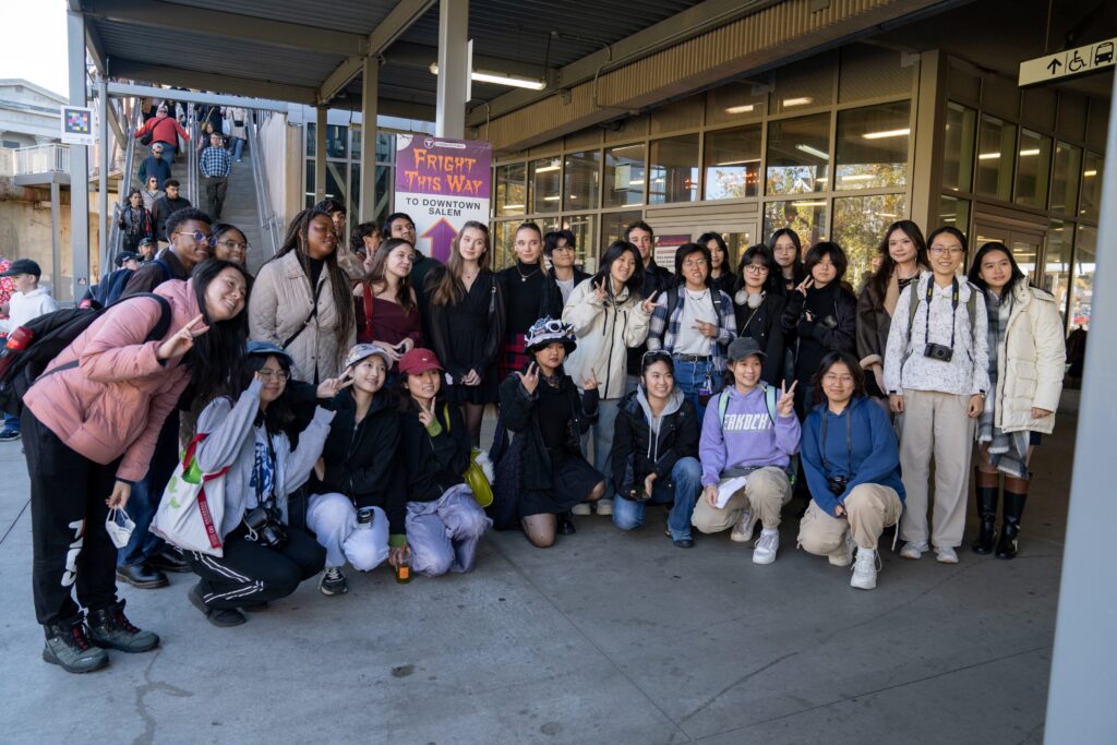 International students on a field trip to Salem, MA hosted by OISA.