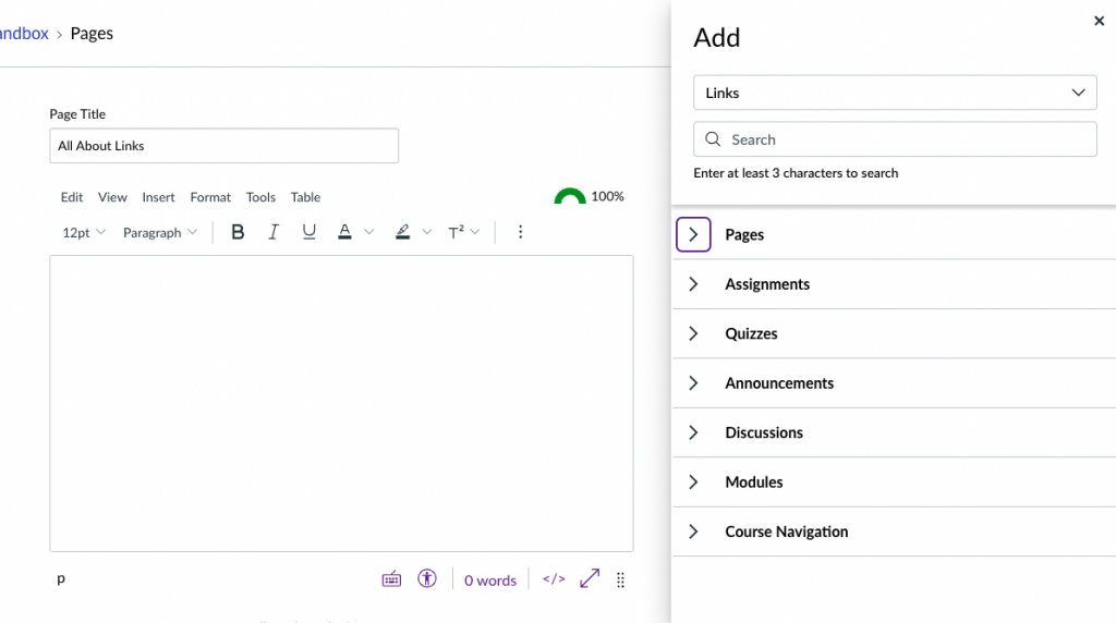 Understanding Links in Canvas – Instructional Technology Blog