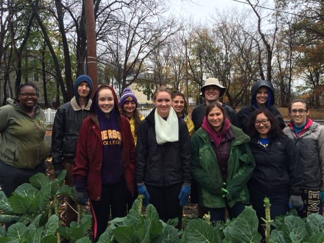 Staff and Students Volunteer for Emerson Action Day