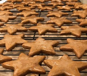 gingerbread star cookies