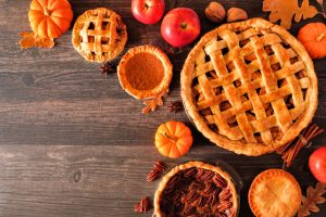 fall pumpkins and pies