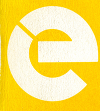 Emerson College logo on the cover of the 1974-1975 course catalog